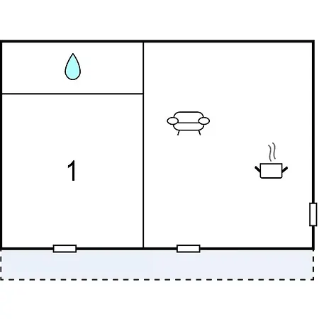 1 Bedroom Lovely In * アグド